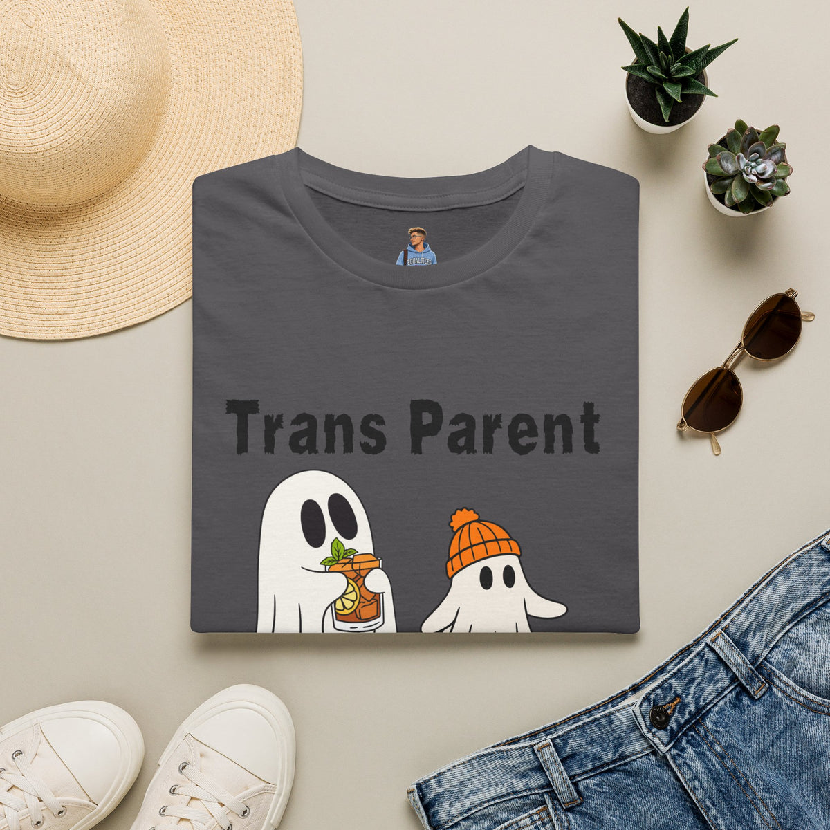 Trans Parent 5 Halloween Pride Tree Las Vegas T-Shirt