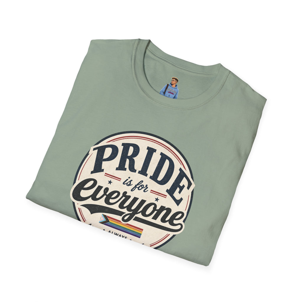 Pride Is for Everyone T-Shirt — Inclusive Retro Pride Tee