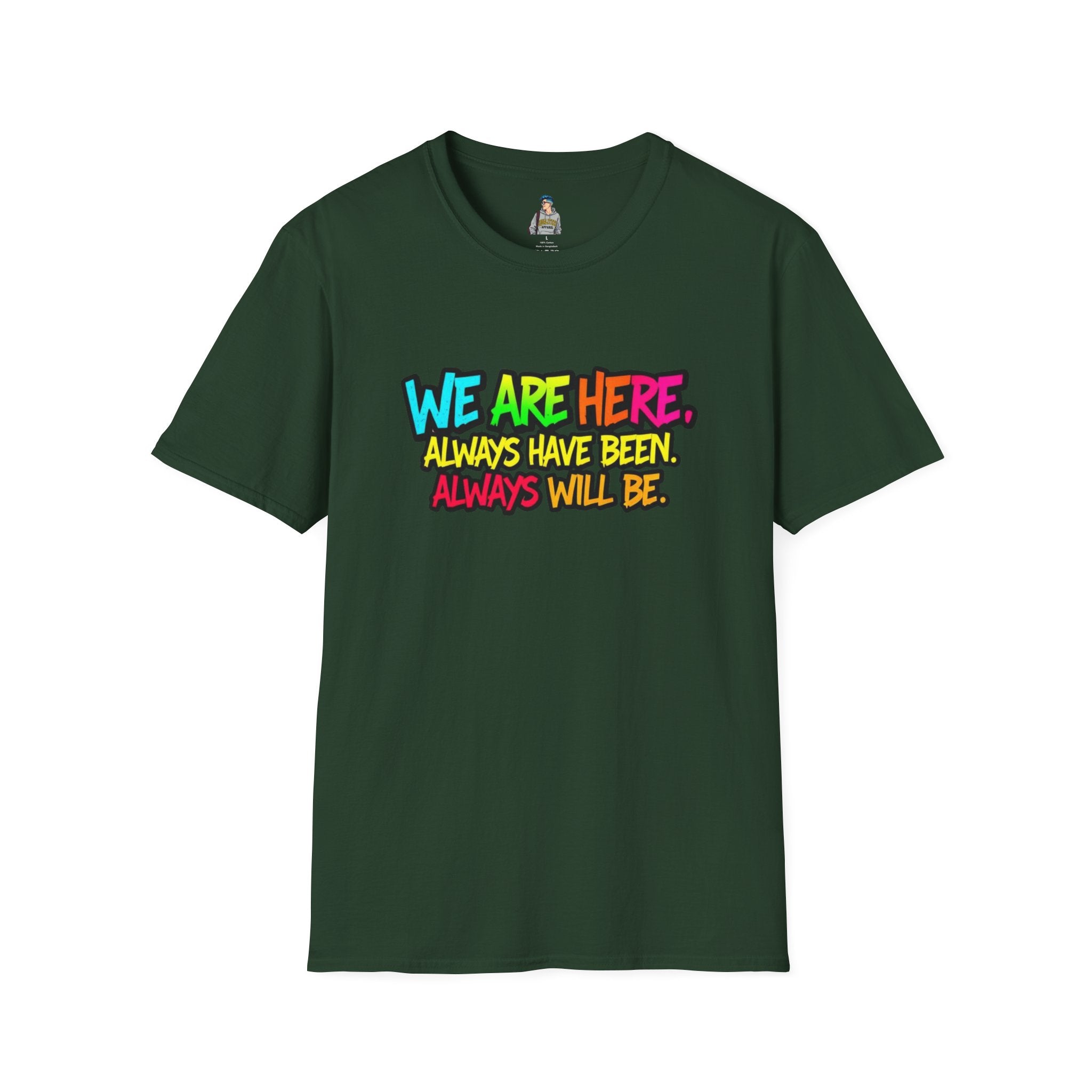 We are WHO We Are Just Leave Us tf Alone Pride Tee