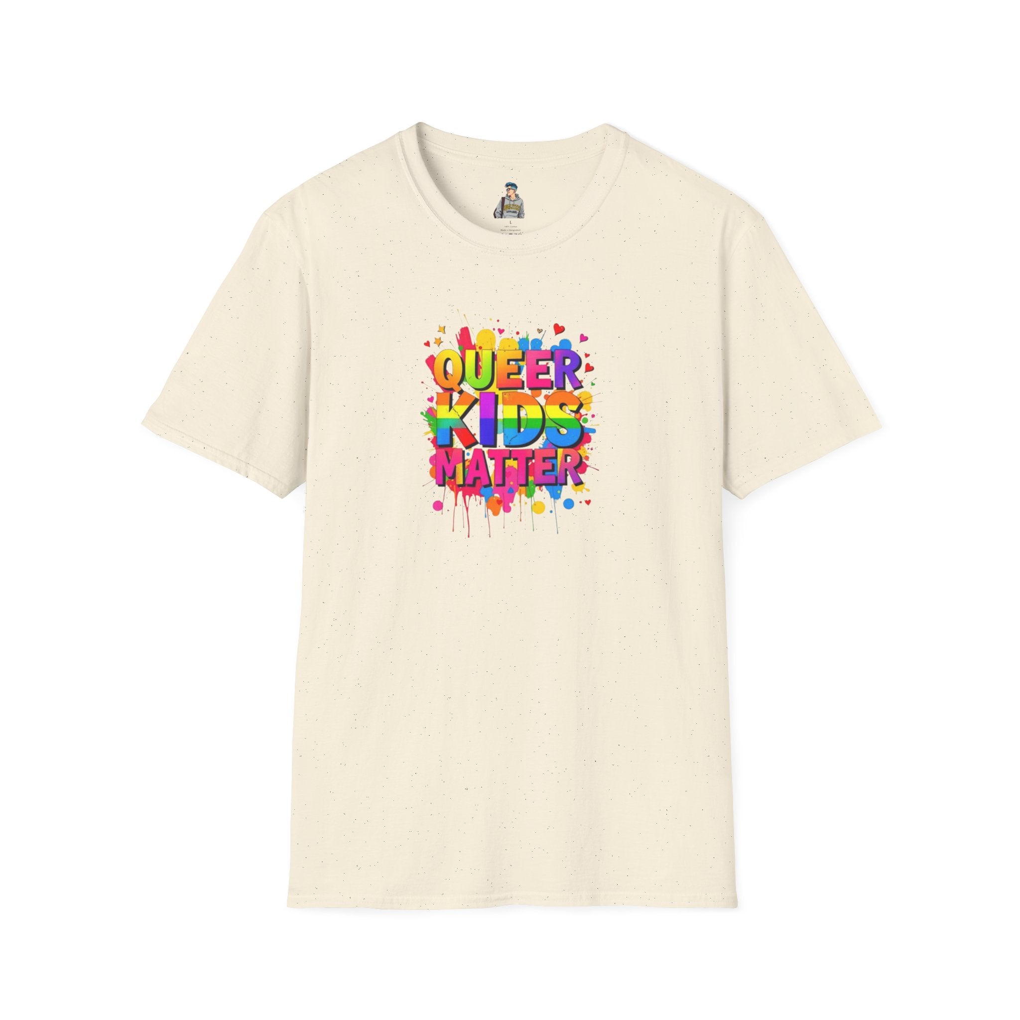 Queer Kids Matter Unisex Softstyle T-Shirt - Celebrate Inclusivity & Pride