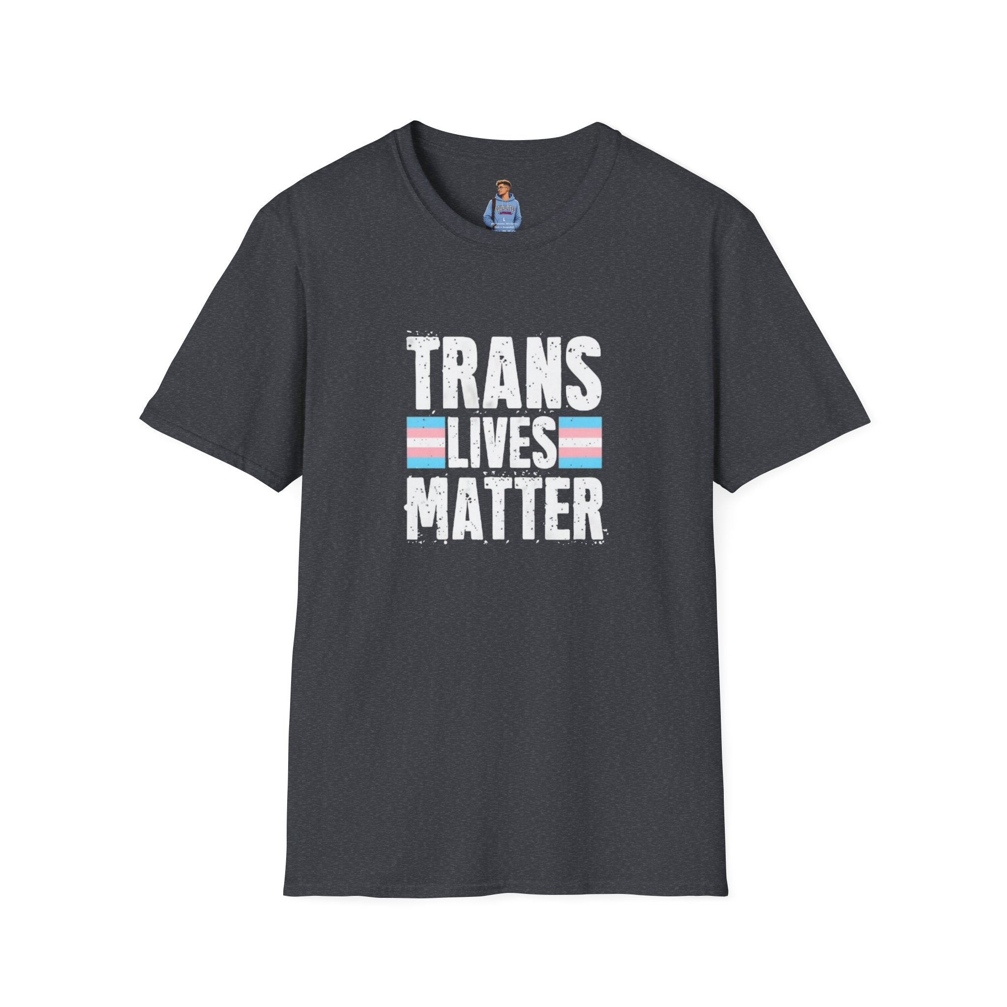 Trans Lives Matter Unisex Softstyle T-Shirt - Support LGBTQ+ Rights