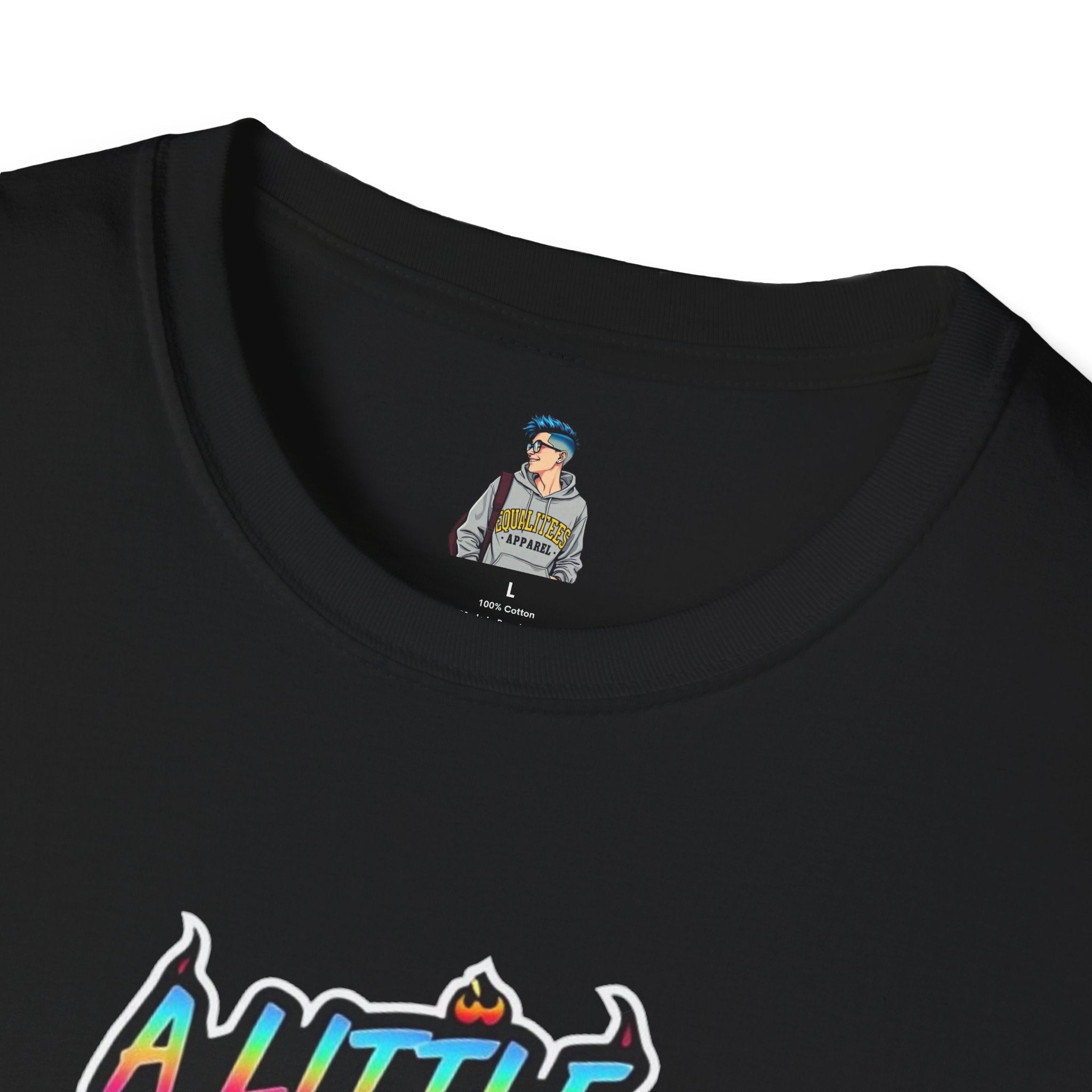 A Little Bit Neurospicy Unisex Softstyle T-Shirt - Fun & Quirky Graphic Tee for Neurodivergent Awareness
