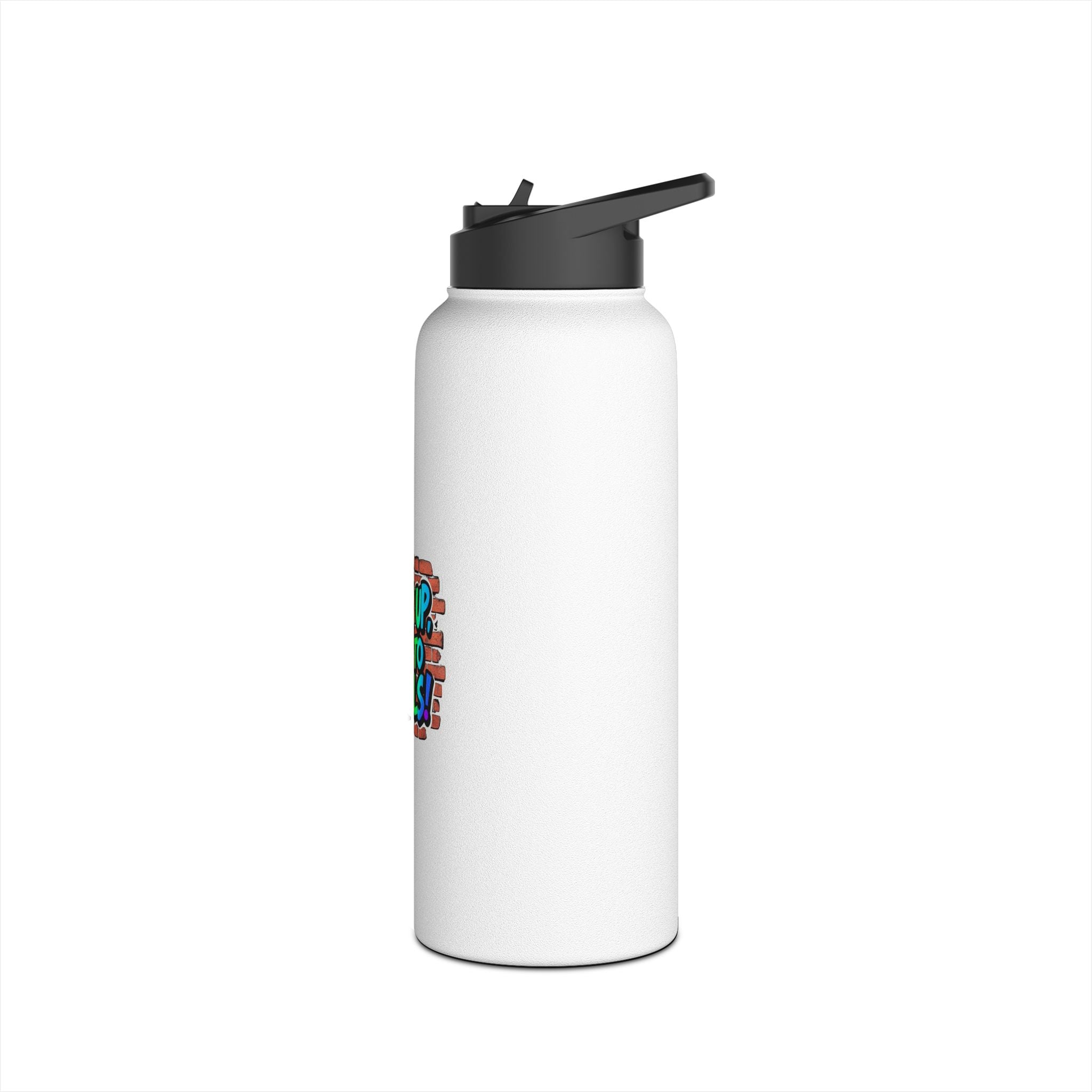 Teaching While Queer Stainless Steel Water Bottle - Perfect for Educators and Allies