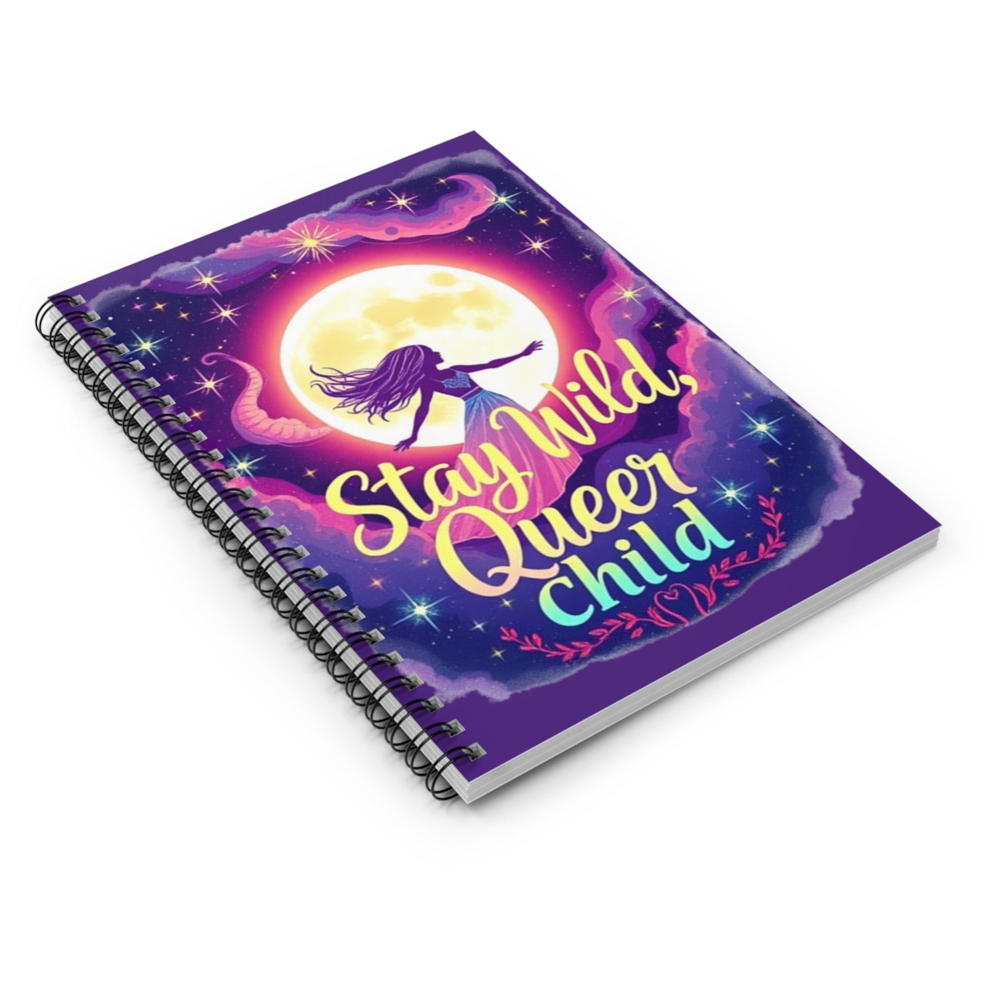 Stay Wild, Queer Child Spiral Notebook - Inspirational Journal for Creative Minds