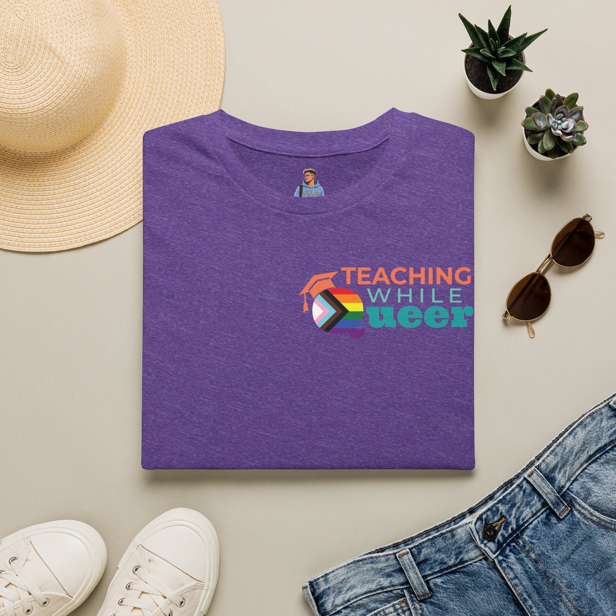 TWQ - Teaching While Queer Unisex Softstyle Logo T-shirt