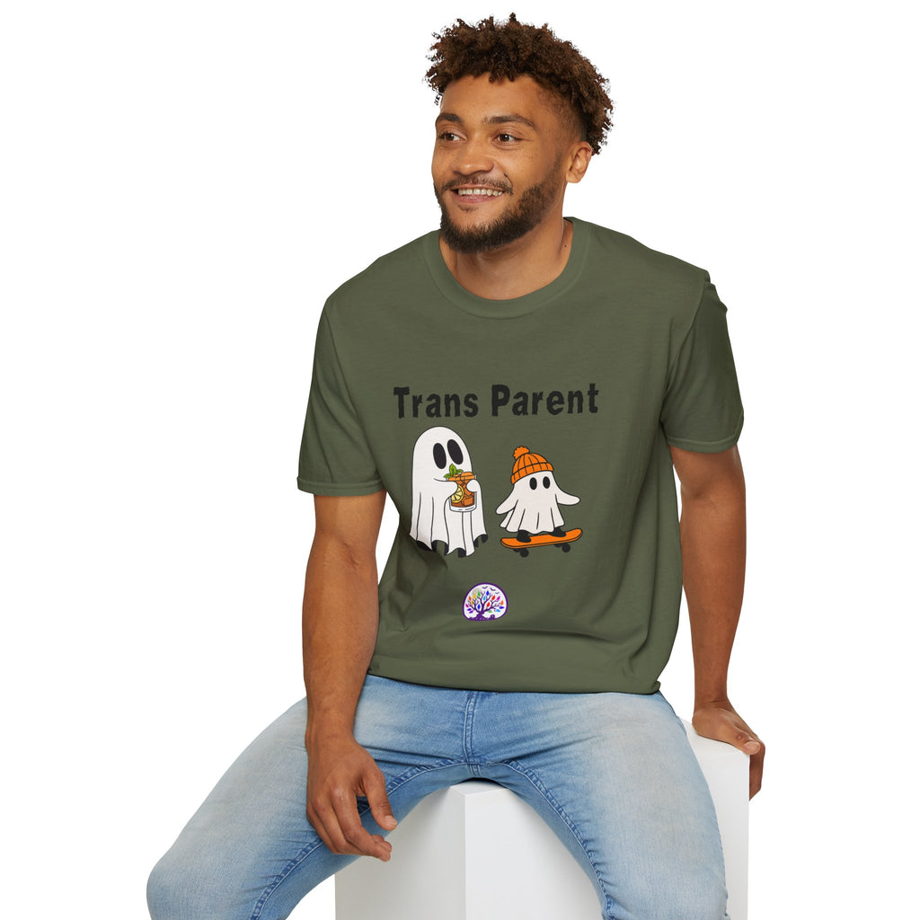 Trans Parent 5 Halloween Pride Tree Las Vegas T-Shirt