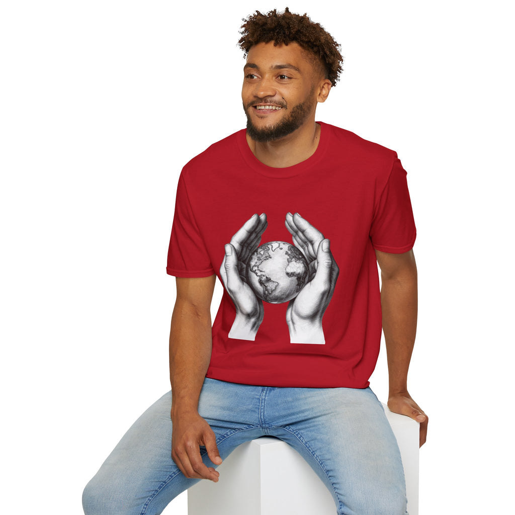 Earth in Your Hands T-Shirt — Protect the Planet Graphic Tee