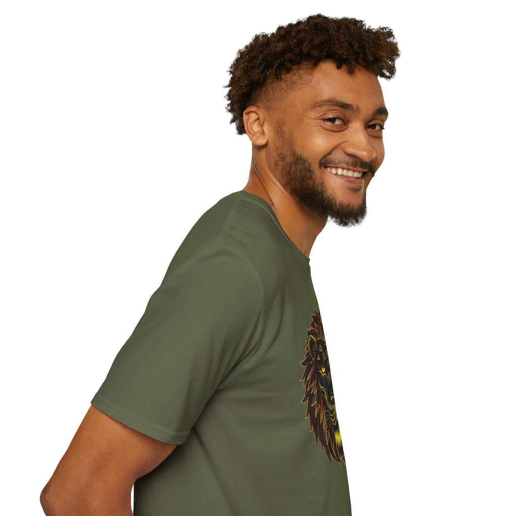 Black & Proud Lion Softstyle T-Shirt - Unisex Graphic Tee