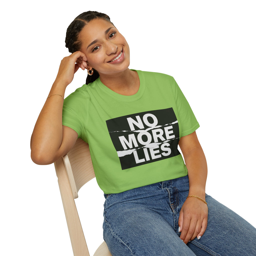 No More Lies T-Shirt — Bold Protest Graphic Tee