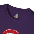 Pride Love Unisex Softstyle T-Shirt | LGBTQ+ Rainbow Heart Design