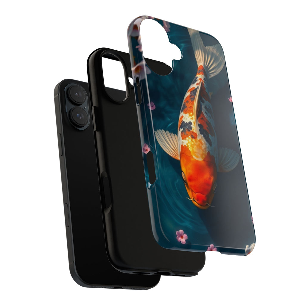 Peaceful Koi Cherry Blossom Tough Cases For Android & iPhone