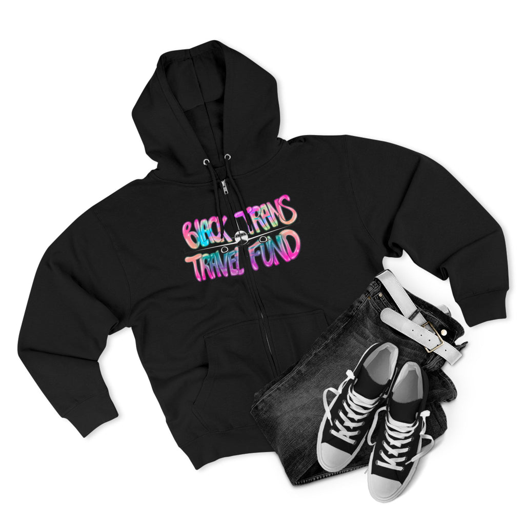 BTTF - Black Trans Travel Fund Unisex Zip-Up Hoodie