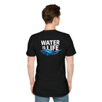 Water is Life Unisex T-Shirt | Eco-Friendly Tee for Environmentalists, Beach Lovers, Awareness Campaigns, Gifting