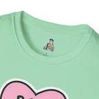 Unisex Softstyle T-Shirt - 'Boss Bitch' Heart Design - Funny Statement Tee