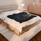 Portrait of Jesus Velveteen Plush Blanket – For Comfort and Warmth
