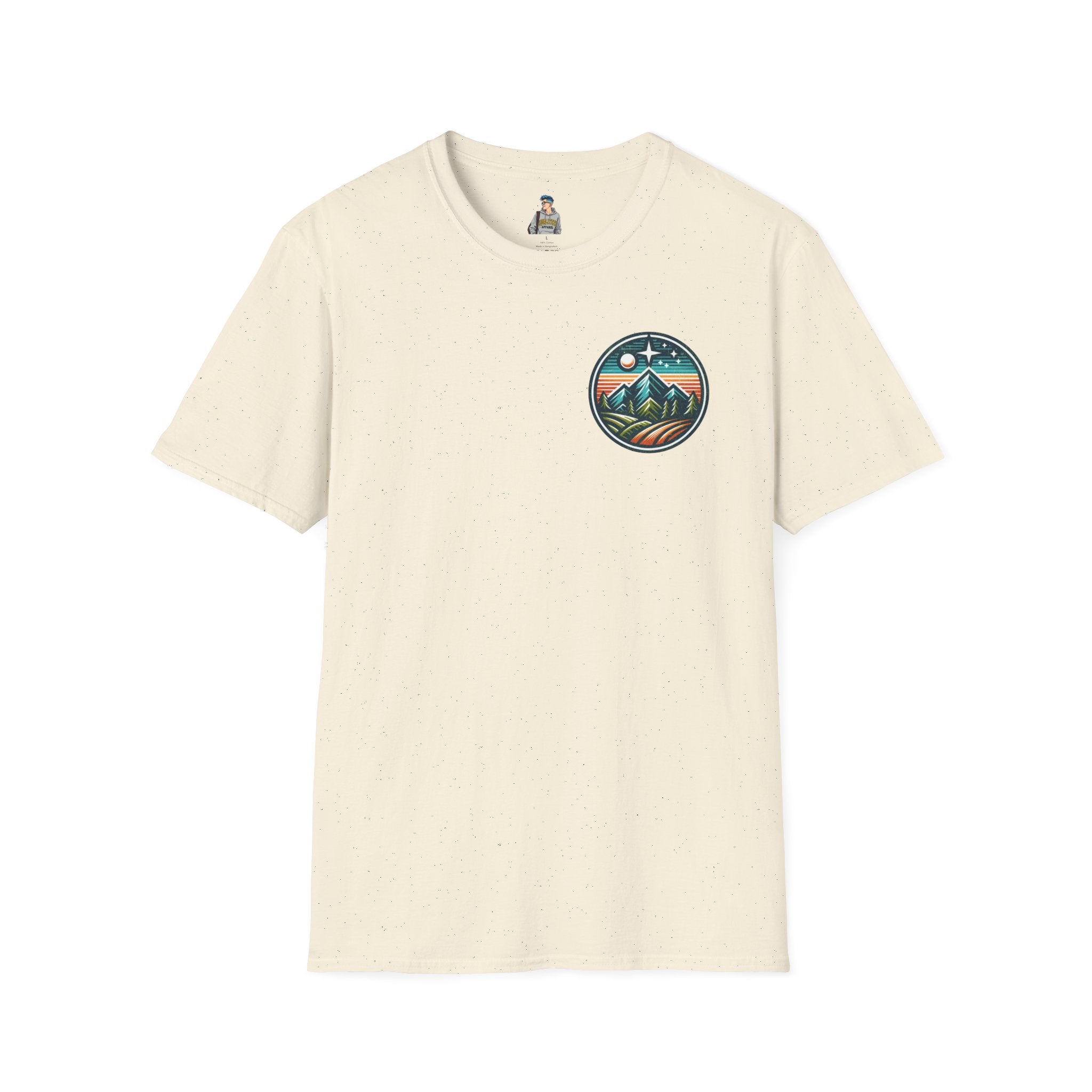 Outdoor Adventure Unisex Softstyle T-Shirt - "Listen to the Wild - Nature is My Religion" Design