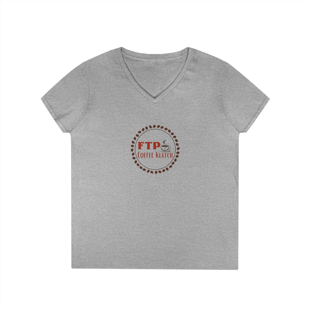 Ladies V-Neck FTP Large Logo