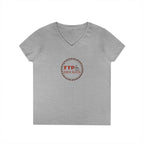 Ladies V-Neck FTP Large Logo