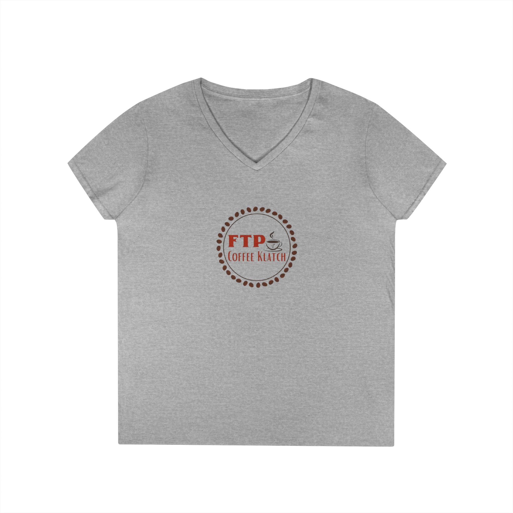 Ladies V-Neck FTP Large Logo