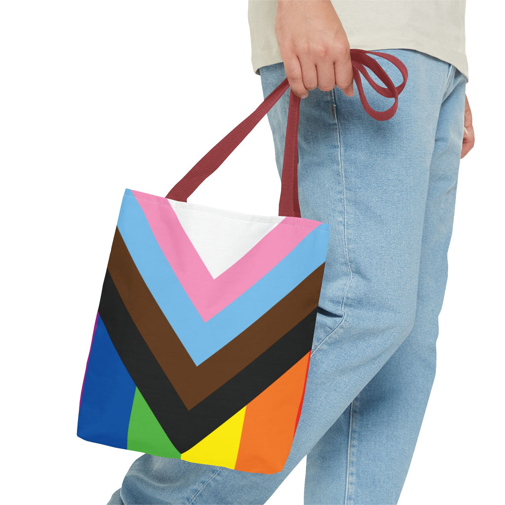 Inclusive Pride Flag Tote Bag