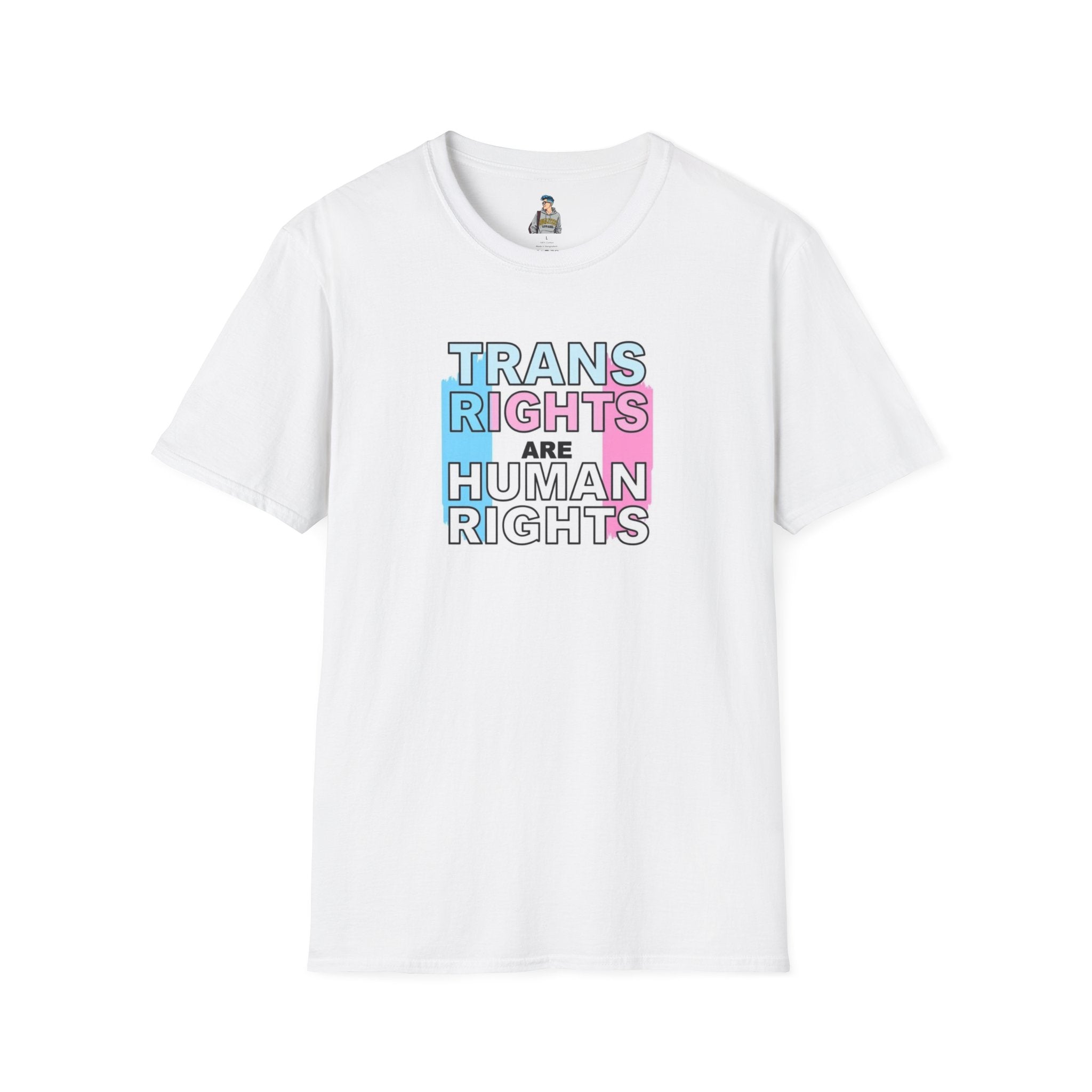 Trans Rights Unisex Softstyle T-Shirt - Support Equality & Trans Rights