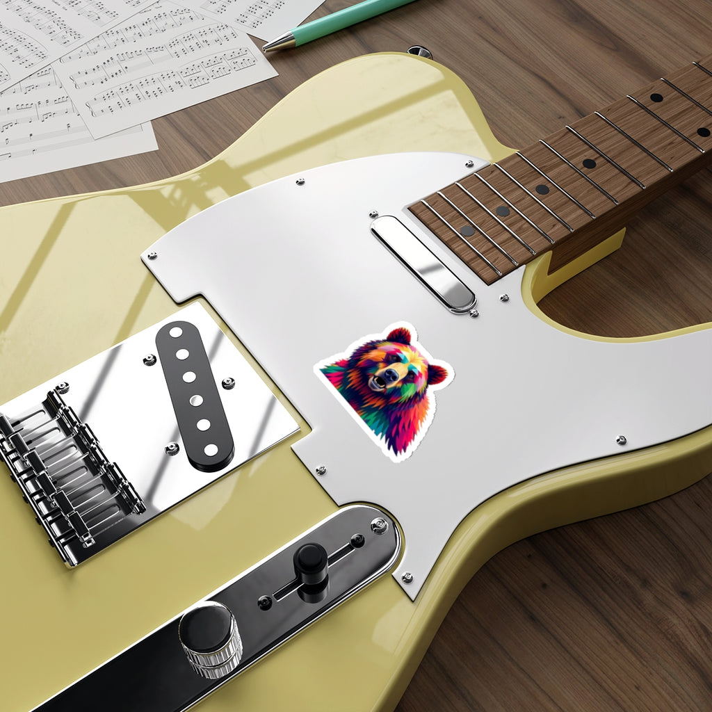 Die-Cut Stickers - Pride Bear