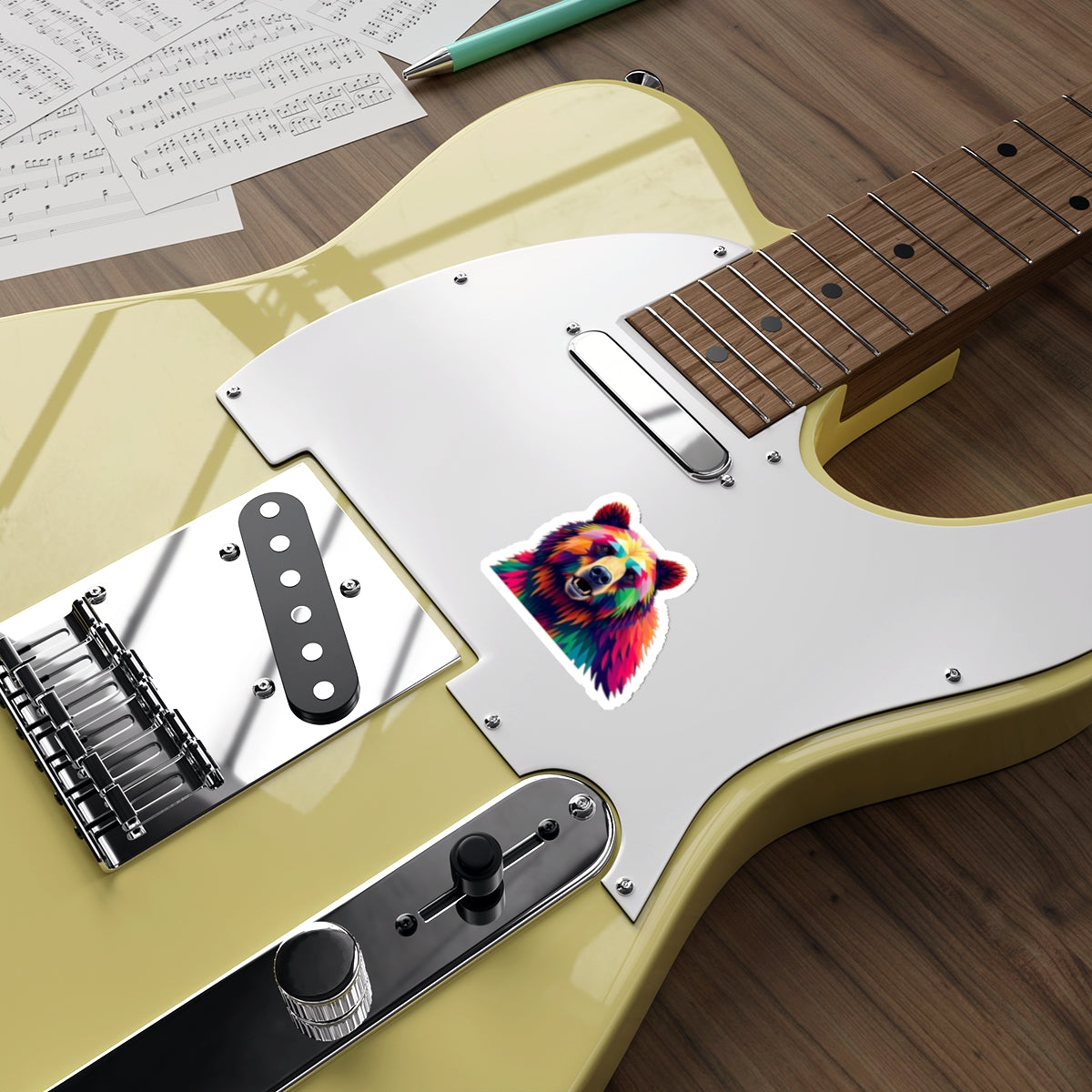 Die-Cut Stickers - Pride Bear