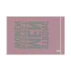 Strong Men Respect Women Protest Flag