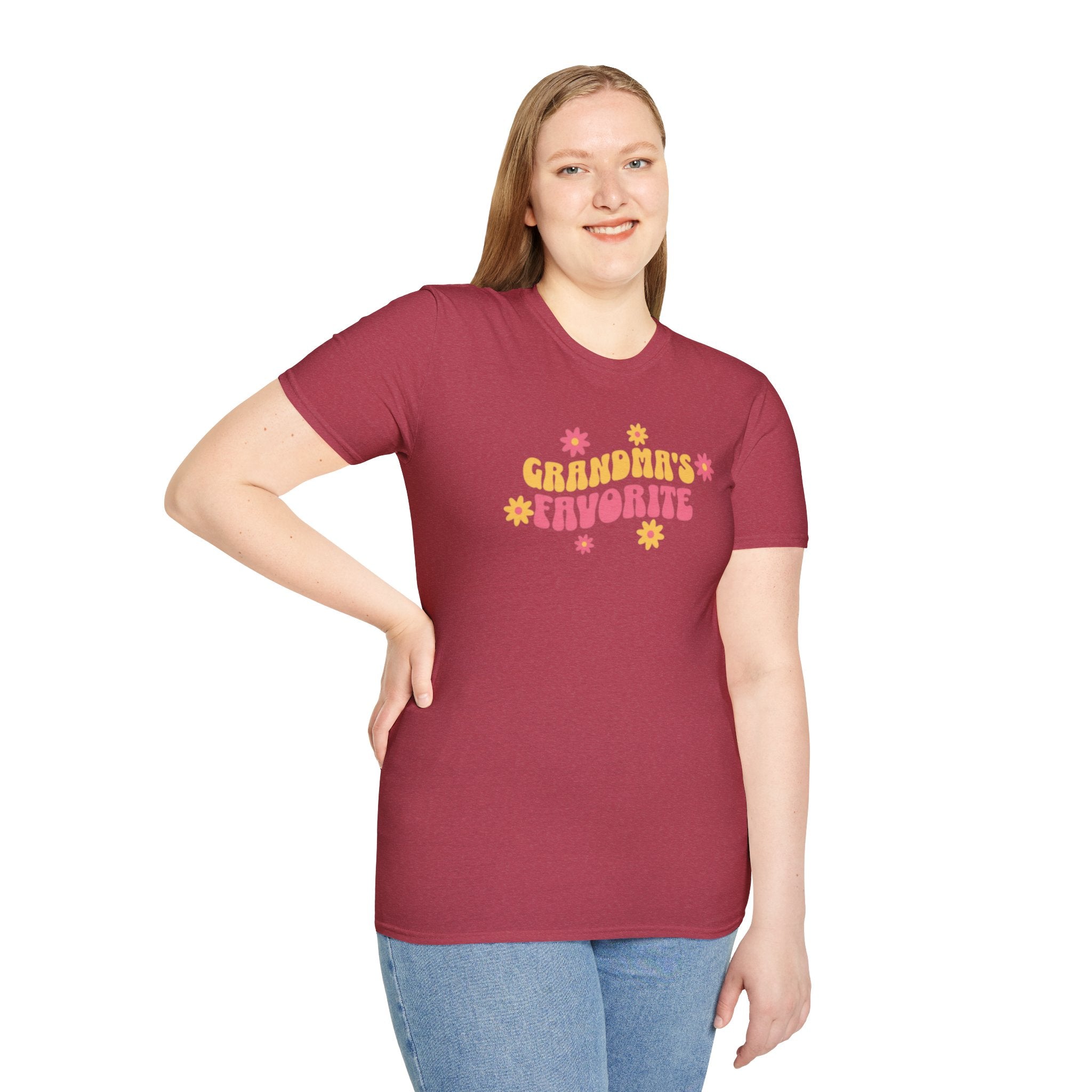 Grandma's Favorite Unisex Softstyle T-Shirt - EqualiTees.Me