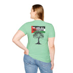 Unisex Softstyle T-Shirt: Stand with Gaza & We Are All Palestine Graphic Tee
