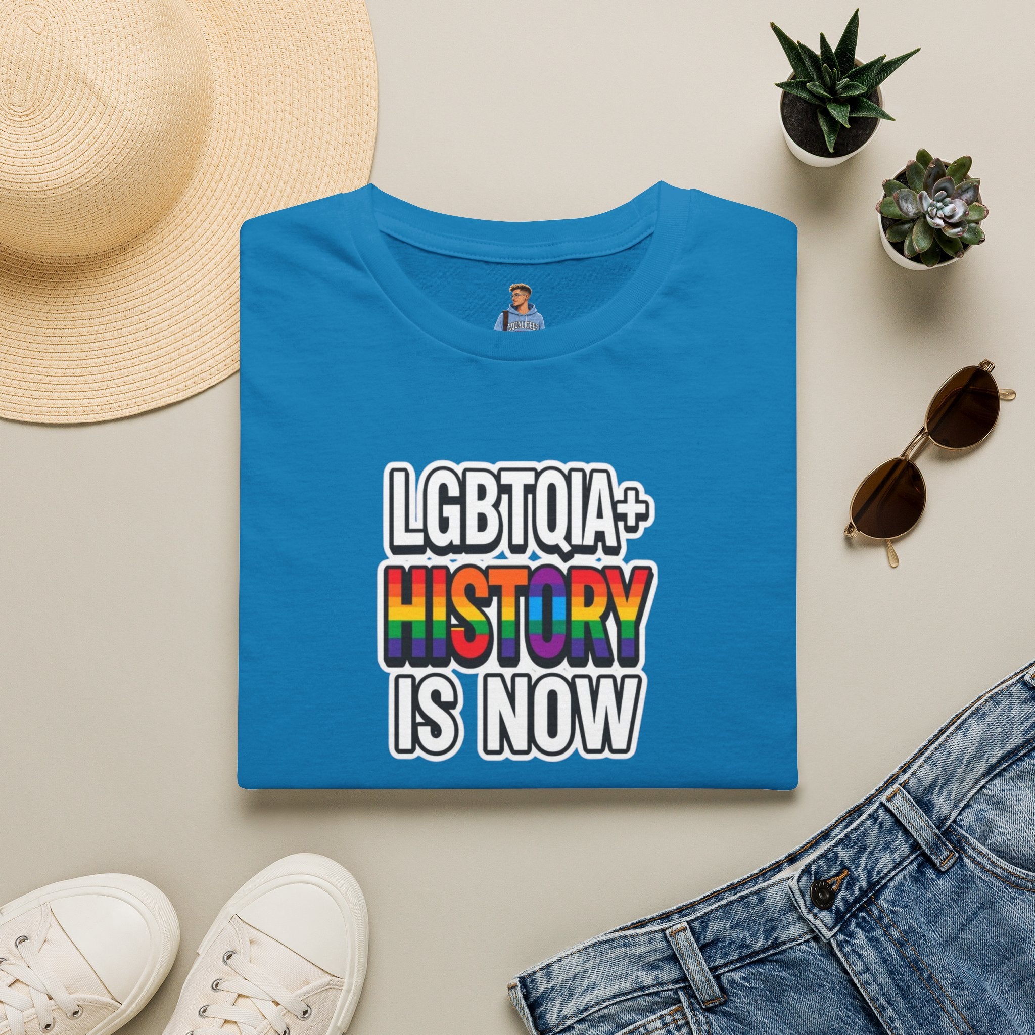 LGBTQIA+ History Is Now T-shirt