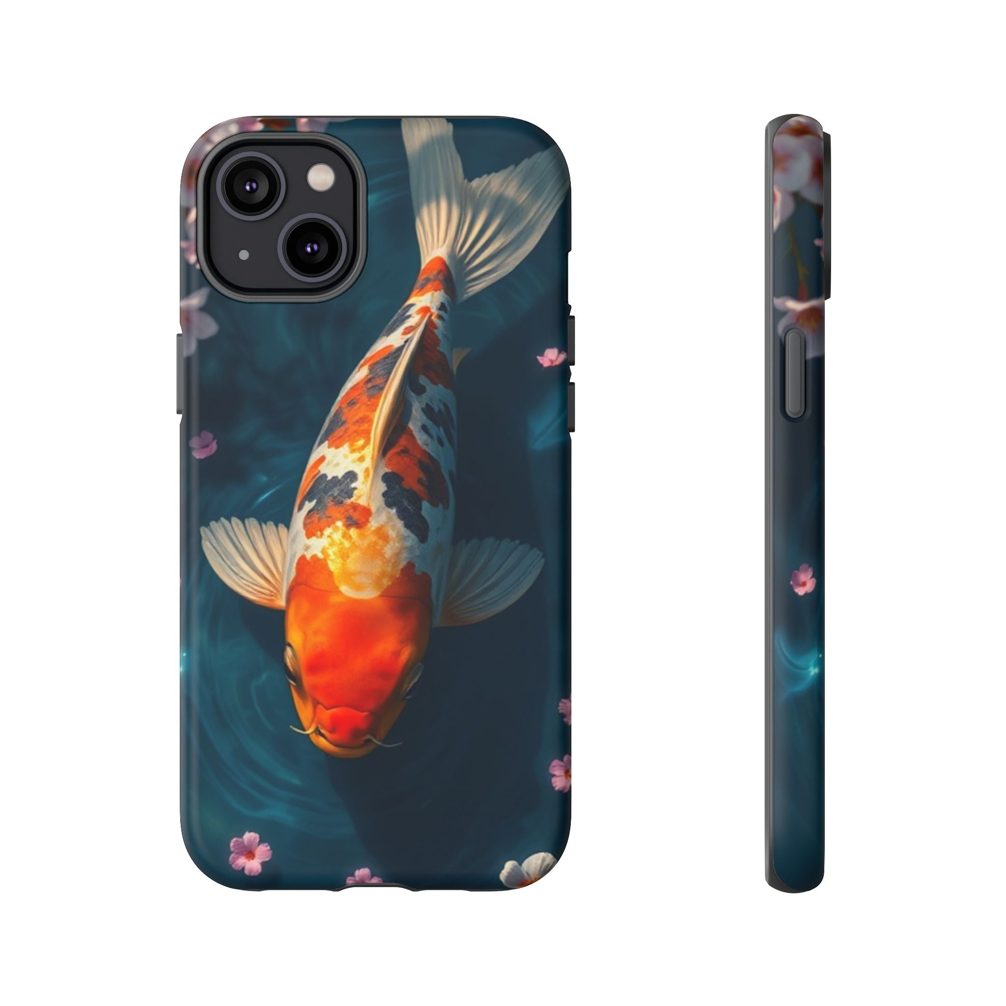 Peaceful Koi Cherry Blossom Tough Cases For Android & iPhone