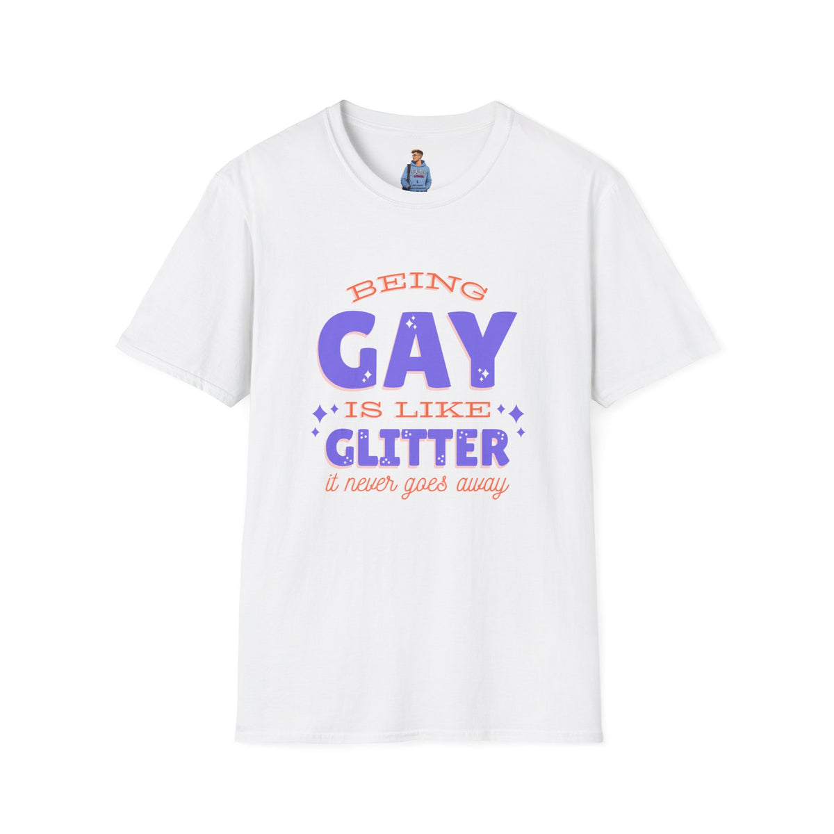 Being Gay Is Like Glitter Pride Tree Las Vegas T-Shirt