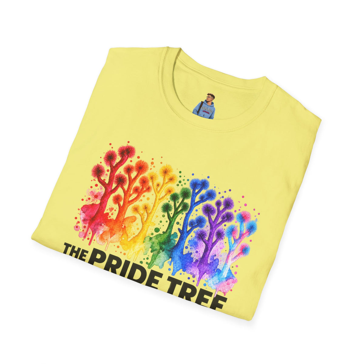 Pride Tree Las Vegas T-Shirt - Black Text