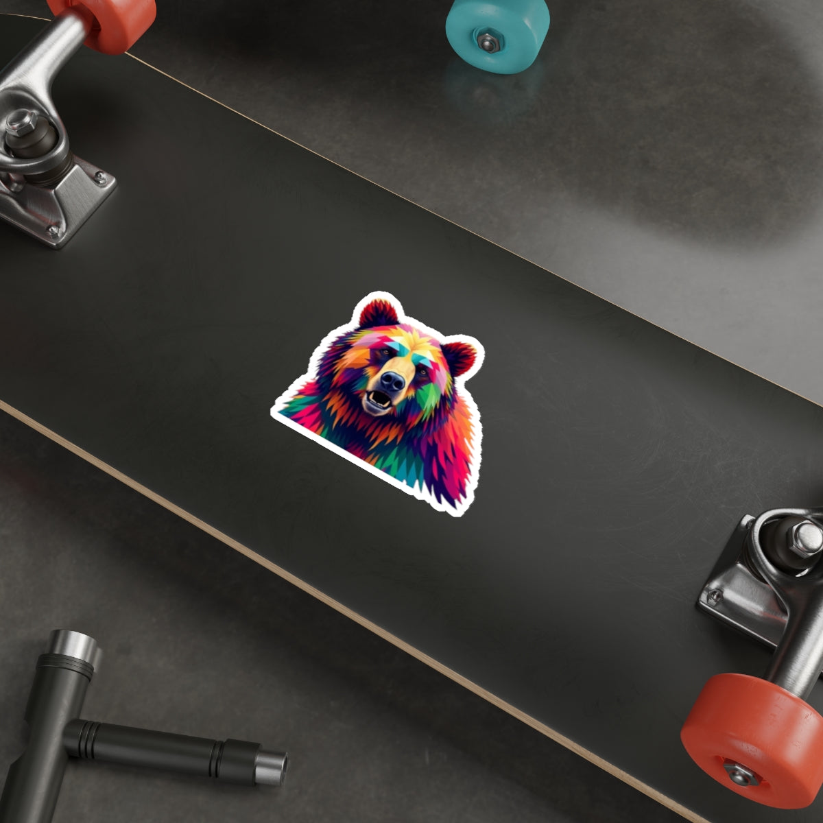 Die-Cut Stickers - Pride Bear