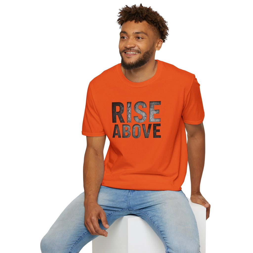 Rise Above Motivational Graphic T-Shirt