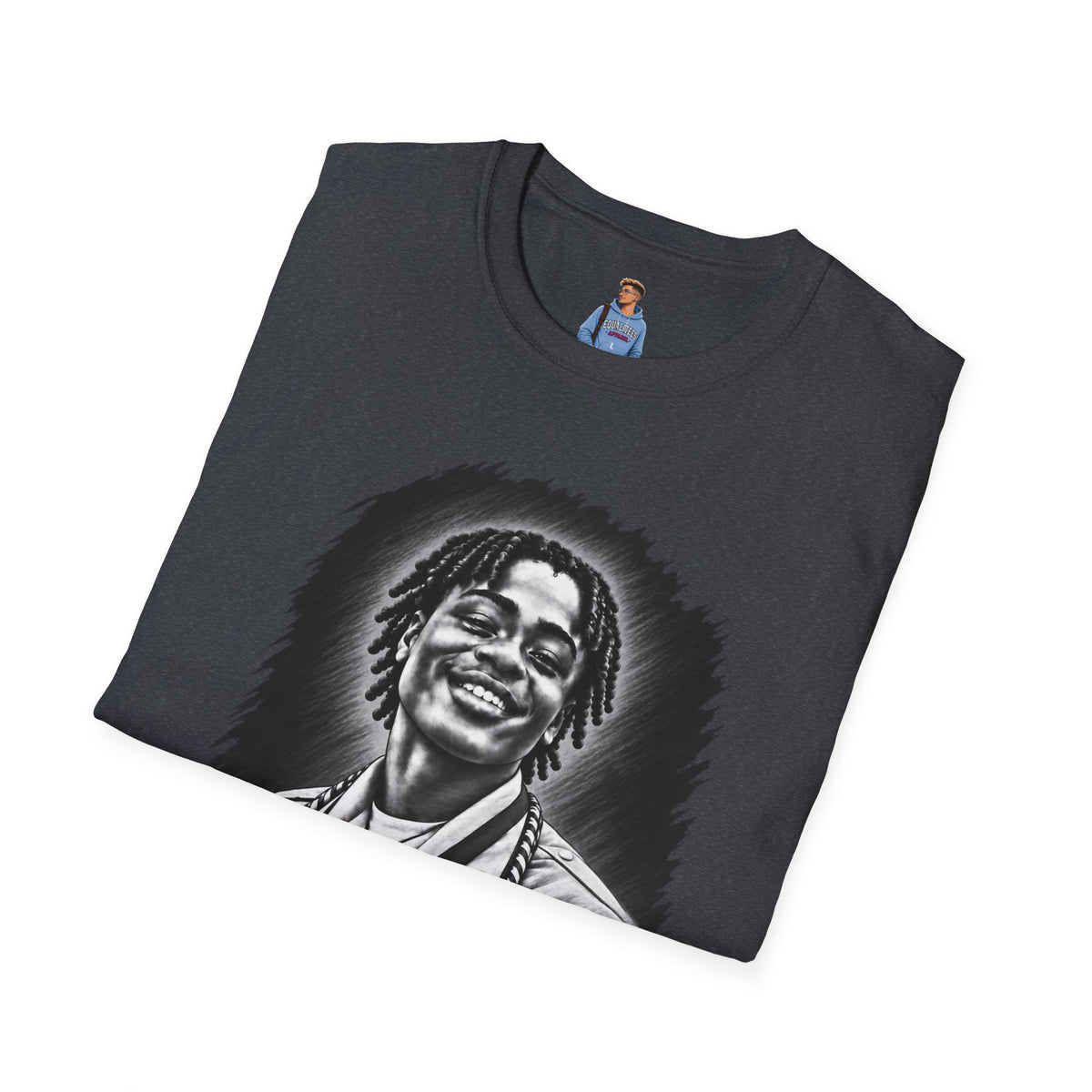 Smiling Portrait Front - In Memory of Pierre Damas Bel T-Shirt