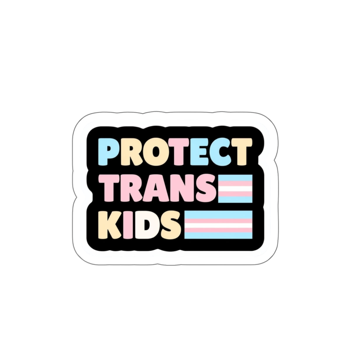 Die-Cut Stickers - Protect Trans Kids Sticker