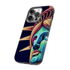 Statue of Liberty Neon Glowing Art Tough Case for Android & iPhone