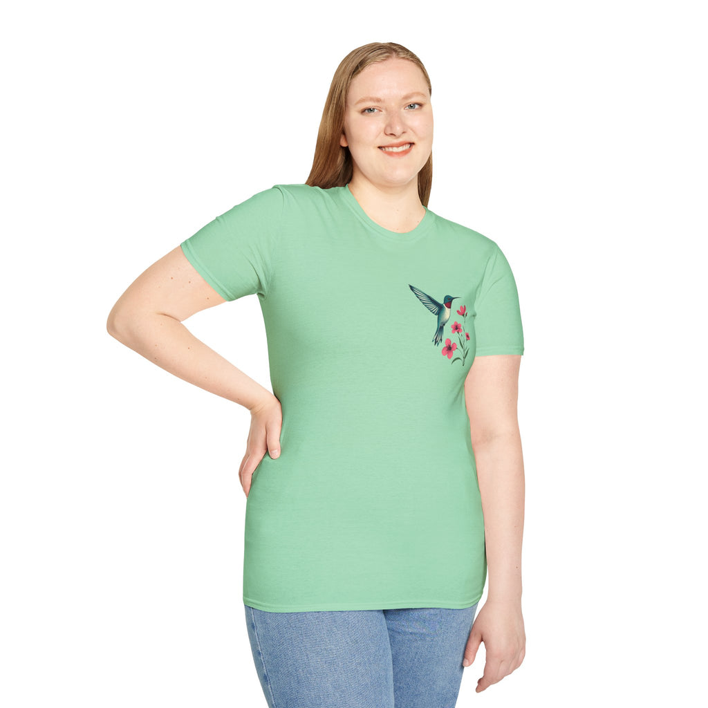 Floral Hummingbird T-Shirt