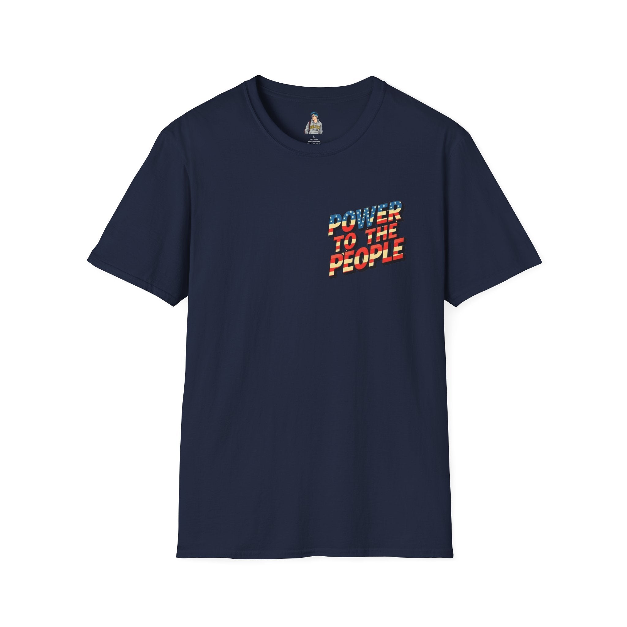 Power to the People Unisex Softstyle T-Shirt Classic Protest Tee