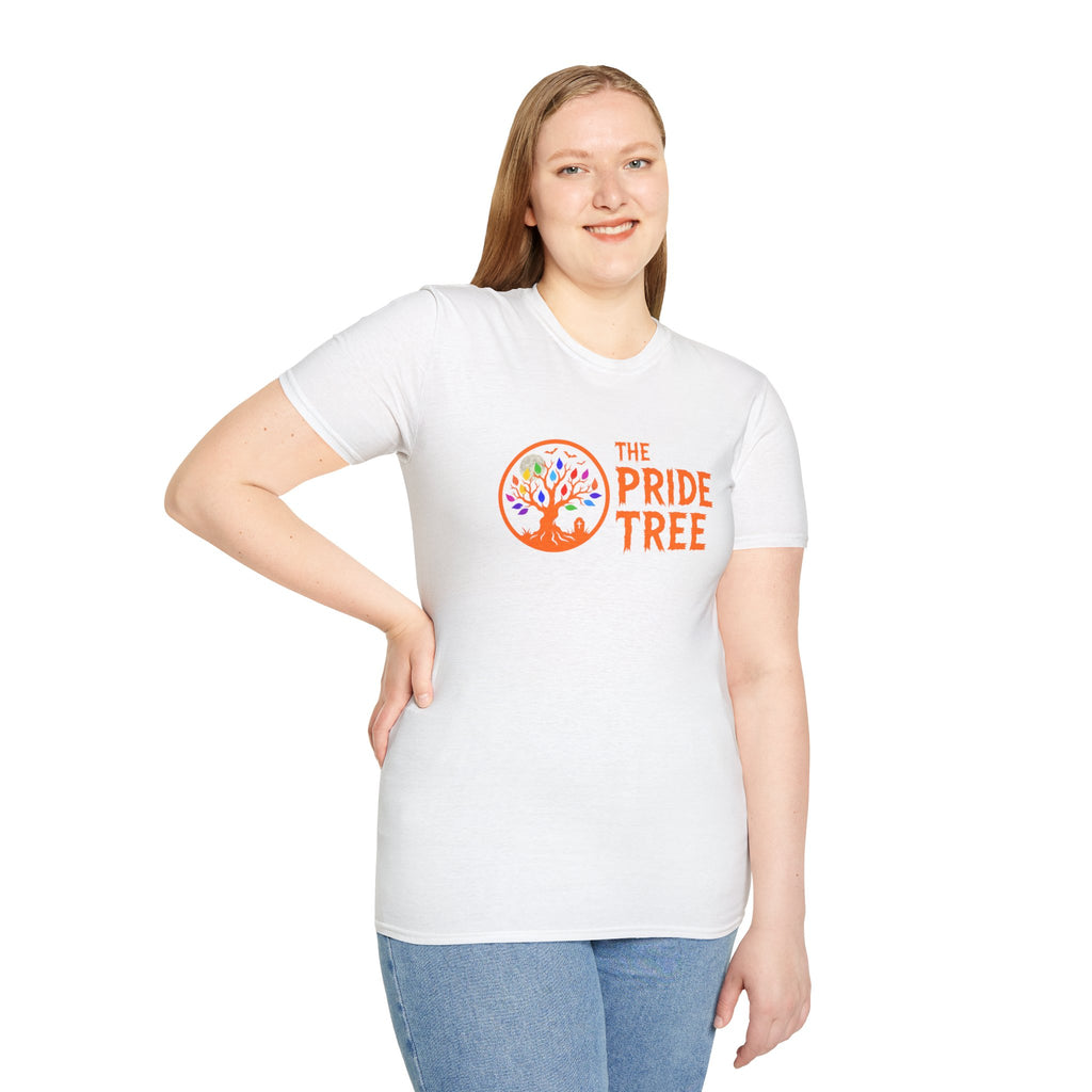 Orange Halloween Logo Pride Tree T-Shirt