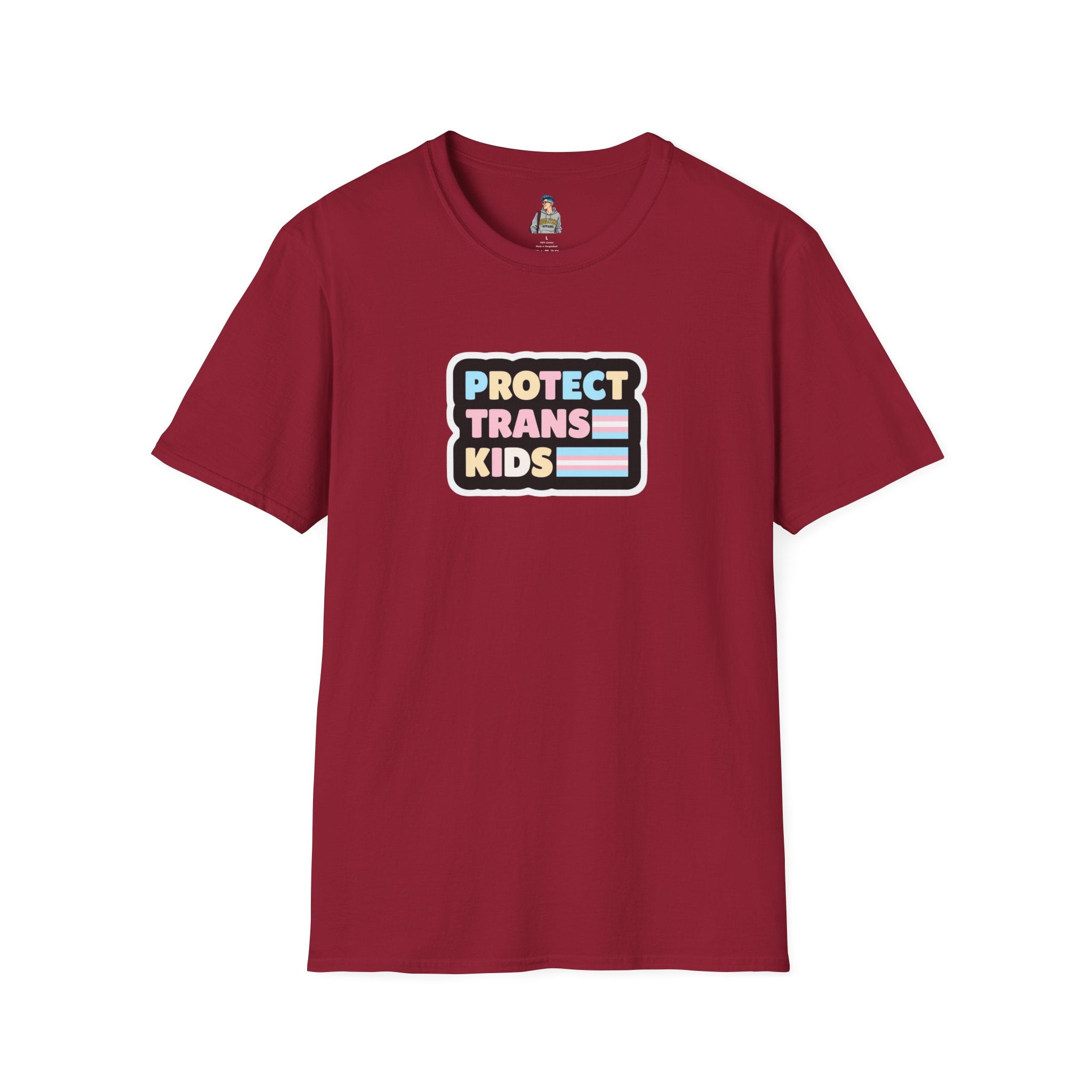 "Protect Trans Kids" Unisex Softstyle T-Shirt - Empowerment & Pride Apparel