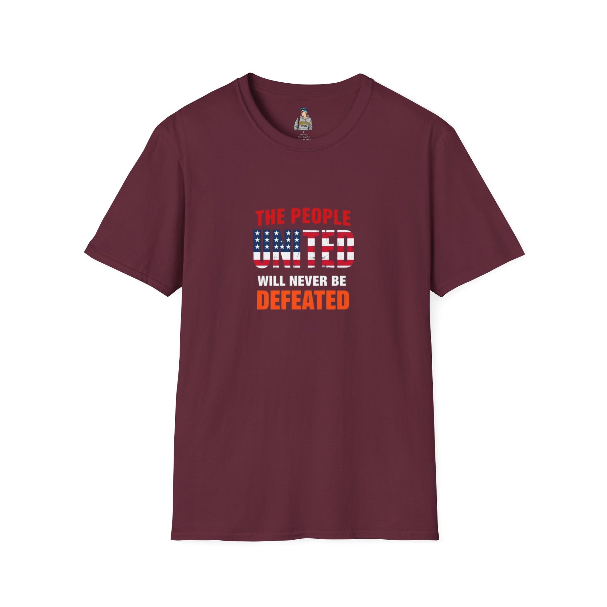 Unisex Softstyle T-Shirt - 'The People United' & 'MAGA Values Are NOT American Values' Graphic Tee