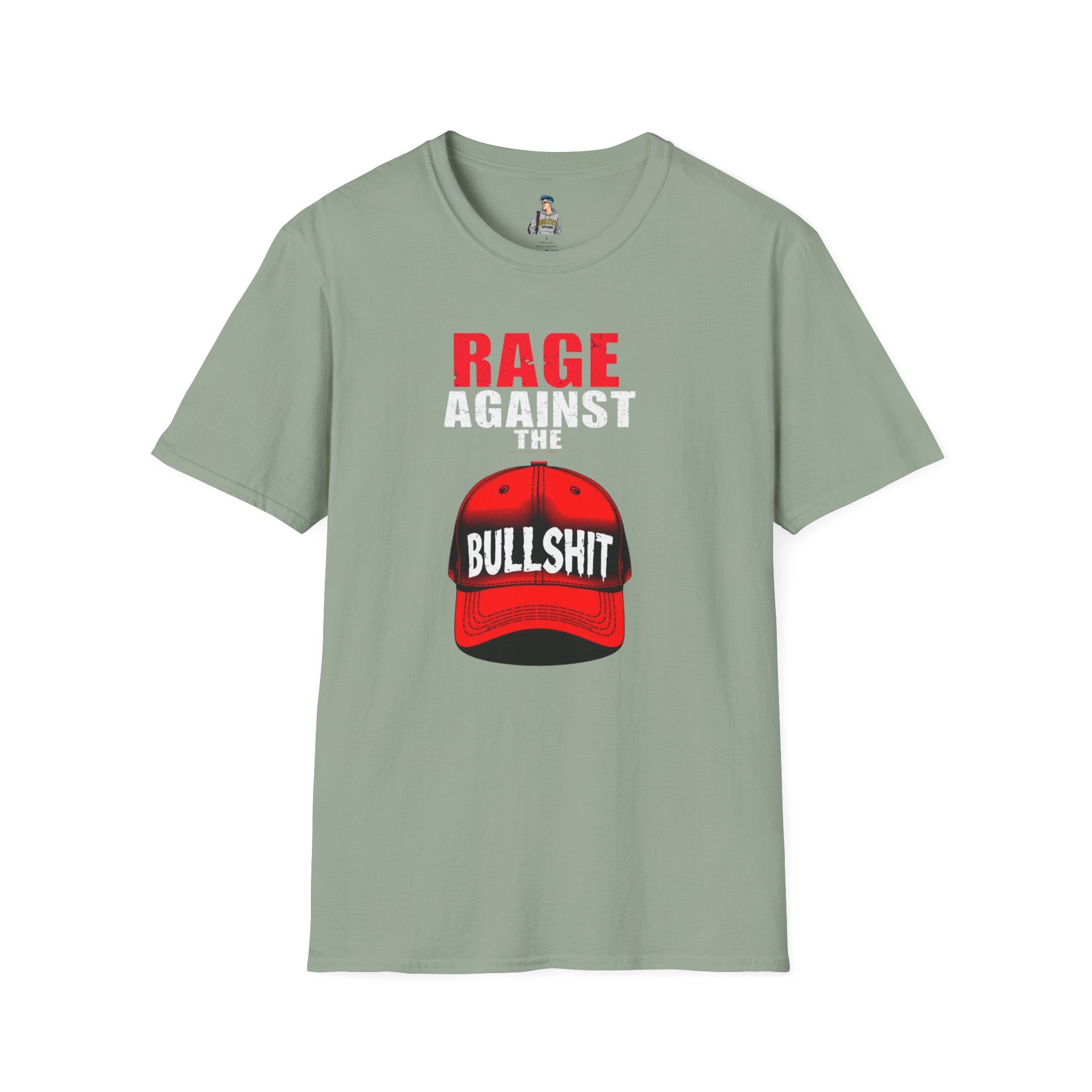 Unisex Softstyle T-Shirt - "Rage Against the BS" Graphic Tee