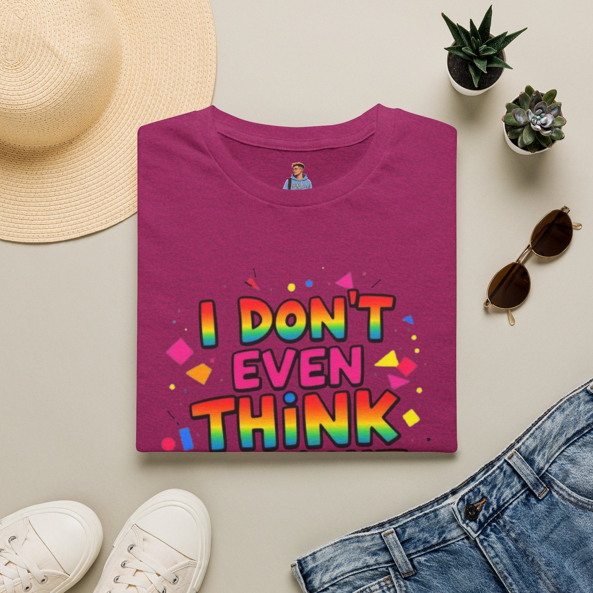 I Don't Even Think Straight Pride Tee