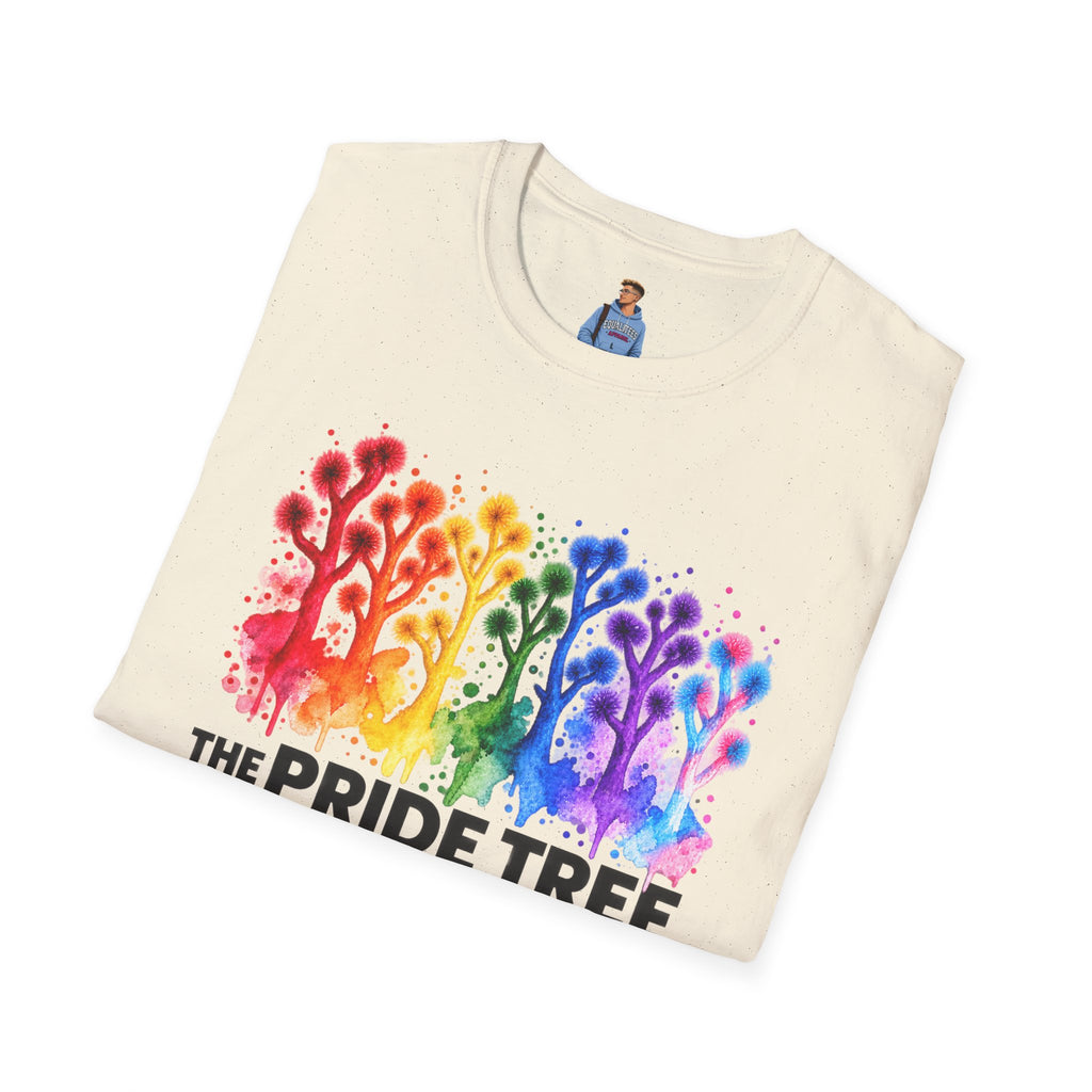 Pride Tree Las Vegas T-Shirt - Black Text