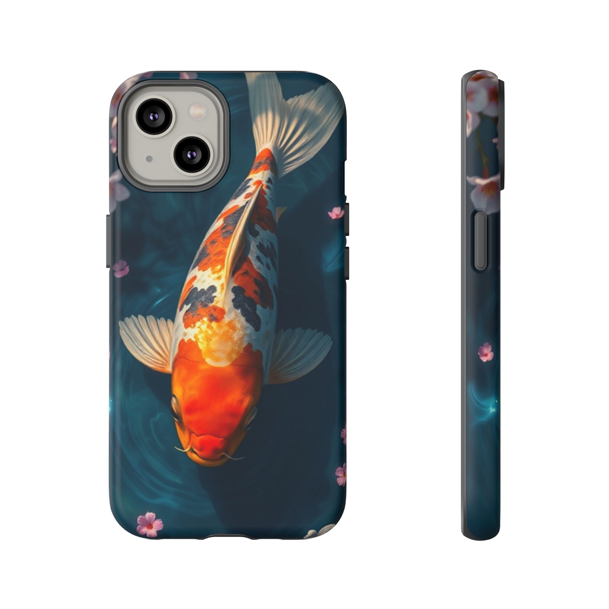 Peaceful Koi Cherry Blossom Tough Cases For Android & iPhone