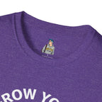 Grow Your Own Way Trans Pride Unisex T-Shirt - Floral Design for Garden Lovers