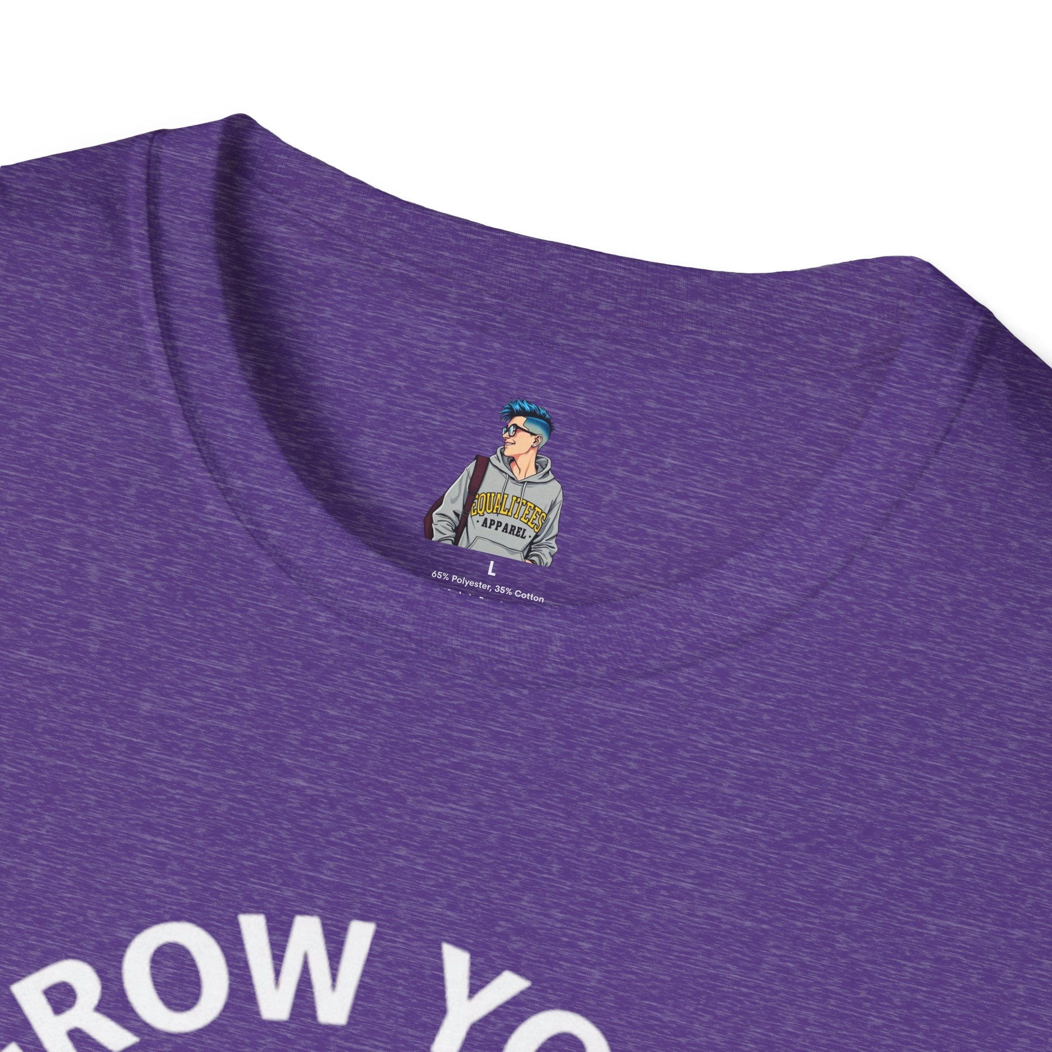 Grow Your Own Way Trans Pride Unisex T-Shirt - Floral Design for Garden Lovers
